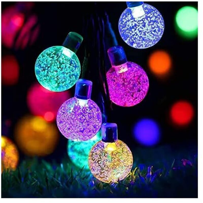 Guirlande Lumineuse Extérieur 200 M - 2000 LED Multicolores IP44 Étanche | 8 Modes, Câble Vert | Pour Noël, Jardin, Fête - 9
