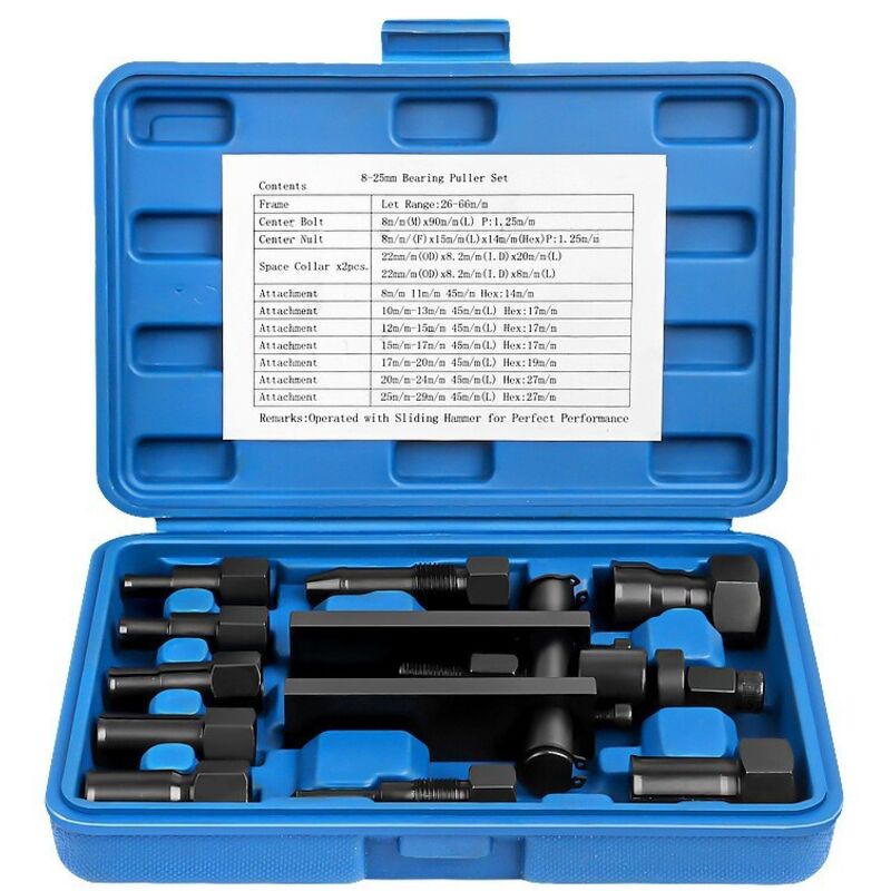Kit de Presse de Roulement de Roue, 23 Outils d'Extraction de