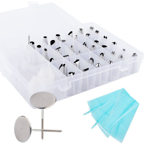 100 Tubes à Fleurs Plastique 3 Tailles Pour Décoration Gâteaux - Réutilisables