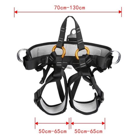 SOB Baudrier Escalade Harnais Guide Certifié CE EN358 EN813 – Confortable Pour Alpinisme, Spéléologie Et Secours