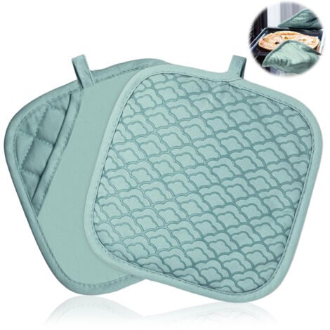 Lot De 2 Maniques En Silicone Antidérapant Et Résistant à La