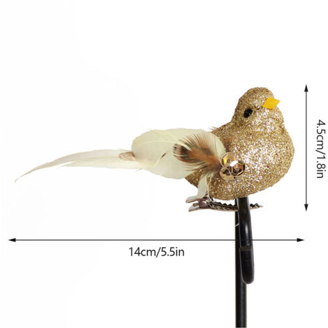 Vieille Déco De Noël - Pince En Forme D'oiseau, Ornement Sapin Rétro