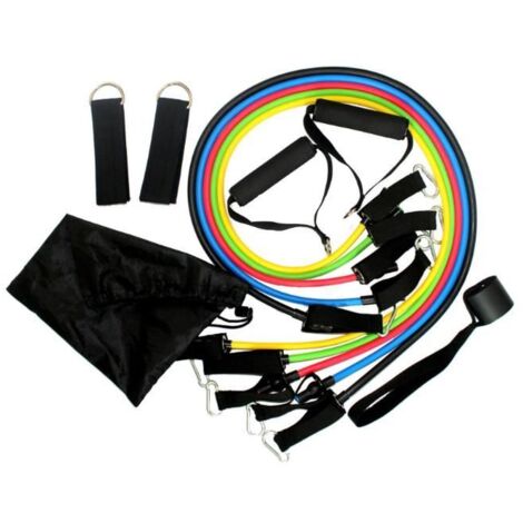 Bandes De Résistance SmartWorkout Latex Naturel - Lot Élastiques Musculation 5kg à 60kg - Fitness, Yoga, Pilates & Street Workout