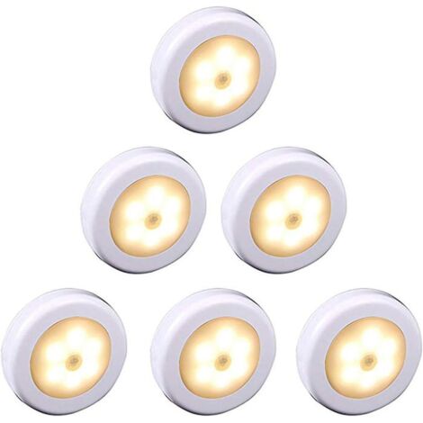 Lot De 3 Lampes LED Détecteur De Mouvement AMIR – Lumière Automatique Pour Placard, Escalier, Armoire, Batterie, Installation Facile Sans Fil (Argent)