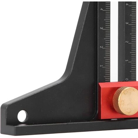 Jauge De Hauteur Et Profondeur Pour Table De Sciage - Règle De Coupe Précise En Alliage D'Aluminium