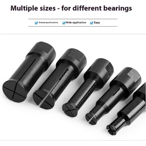 Extracteur de roulement intérieur de moto de 9 à 23 mm avec boîtier de