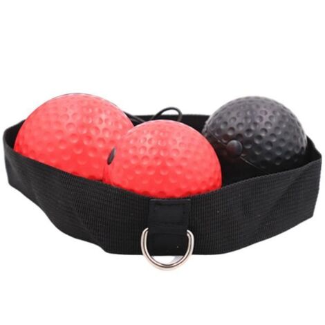 Set de Ballon de Réflexe de Boxe avec Bandeau - Équipement D Set de Ballon de Réflexe de Boxe avec Bandeau - Équipement D