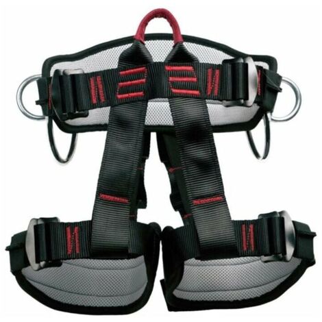 Harnais D’Escalade Réglable En Polyester – Ceinture Demi-Sangle 480 G – Taille Taille 50-124 Cm, Cuisses 40-75 Cm
