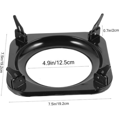 Support Cuisinière Fonte Antidérapant Rectangulaire - Rack Robuste Pour Gaz