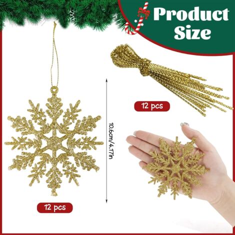 Frank Flechtwaren Lot De 4 Flocons De Neige Porcelaine à Suspendre – Décorations Noël Blanc Mat Filigrane – 8 Cm