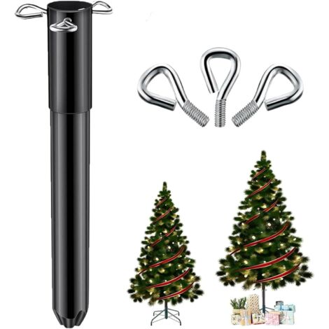 Rallonge De Hauteur Pour Sapin De Noël - En Fer, 37 Cm, 3 Vis Incluses, Pour Sapins De 2,3 à 4,5 M