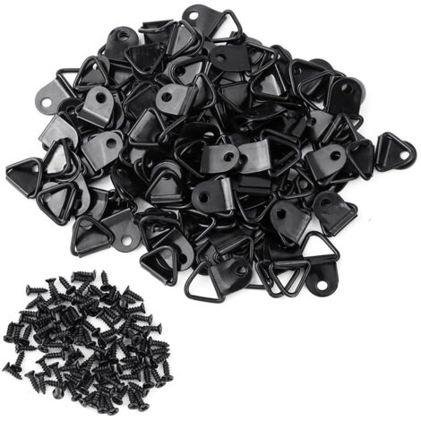 Boucles Trampoline Acier Galvanisé 3.8cm Bricolage Lot 10 Anneaux Triangulaires Zalati 3.8cm - Pièces Rechange Trampoline - Acier Galvanisé Accessoires Trampoline Acier