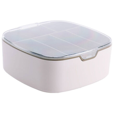 Lot de 3 boîtes de rangement pour câbles de voyage avec support de