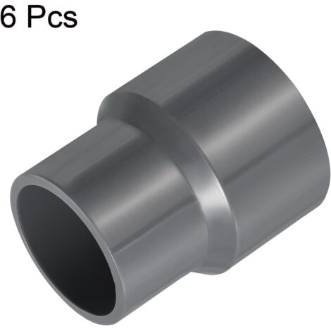 Raccord Réducteur PVC 3x2 – Connecteur Adaptateur Pour Tuyau, Gris, Uxcell
