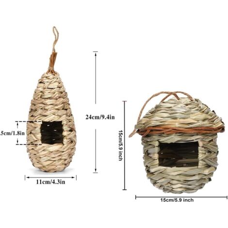 Nichoir en bois fait main de design original peint décoration