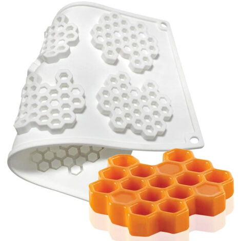 Moule Silicone 3D Abeille & Nid D'Abeille – Petit Format, Pour Bougies, Savons, Cire, Résine, Reine Des Abeilles