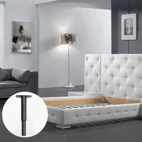 4 Pièces Stabilisateur de Cadre de Lit Réglable, Cale de Lit Réglables Murales, avec Filetage Anti-tremblements, Outil Anti-Secousse Support pour Cadre de Lit, Canapés, Tables, Murs