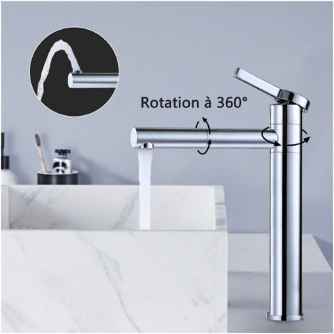 Robinet - MIOLOE - Pivotant 360° - Anti-éclaboussures - Filtré Robinet - MIOLOE - Pivotant 360° - Anti-éclaboussures - Filtré