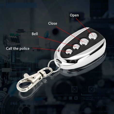 AOZUO 2 Pièces Clips D'Ouvre-Porte De Garage, Universel Clips De Visière Réglables, Support De Télécommande De Portail, Convient Pour Remplacer Les Télécommandes De Différentes Tailles (5,3-7,2 Cm