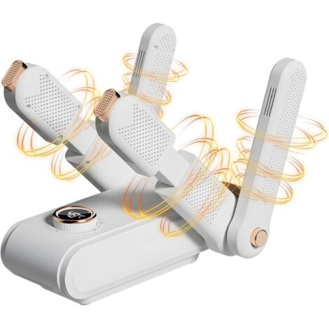 Séchoir Chaussures Minuterie Sèche-chaussures électrique Portable - 3 Modes Minuterie 4H/8H/12H, Pour Ski Et Sport Sèche Chaussure électrique En Solde