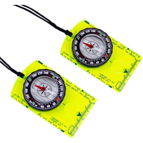 Boussole de navigation - idéale pour l'exploration, la randonnée, la course d'orientation, etc