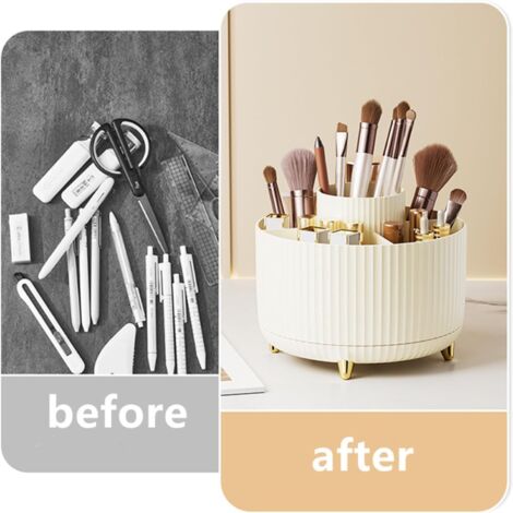 Porte-Pinceaux De Maquillage Avec Couvercle Et Couvercle Transparent Porte-Pinceaux De Maquillage Avec Couvercle Et Couvercle Transparent