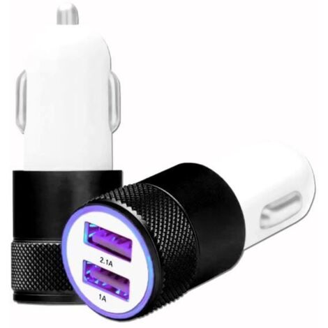 Chargeur Allume-cigare MicroUSB Pour Wiko Ridge 4G / Rainbow Lite 4G - Noir - Neuf