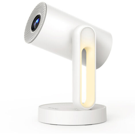 Proyector Starfish ETOE: Android TV 4K, rotación de 140°, corrección automática de imagen, control de voz, altavoz Bluetooth y luz nocturna táctil (1/5)