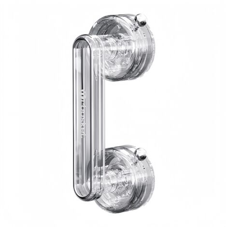 Poignées de porte en verre à ventouse, barres d'appui de sécurité pour salle de bain, aucun perçage requis. (1/5)