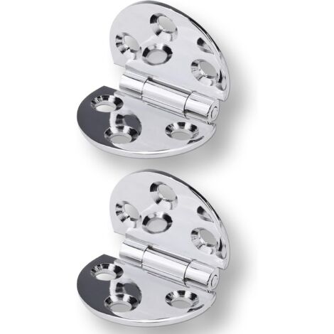 180 ° Degrés Charnières de Table Pliantes Charnière en Cuivre Plat Porte Cabinet Pliable Charnières Flip Top Charnière Avec Vis Pour Table Pliante (1/5)