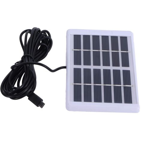 Panneau solaire 1,2 W 6 V à conversion élevée, panneau de charge solaire USB pour projets d (1/5)