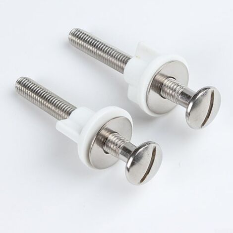 Fixation d'abattant WC avec 2 écrous longueur 75mm