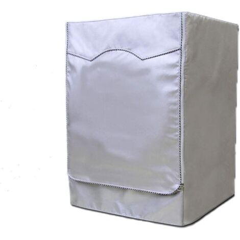 55 60 85 CM Housse pour Machine Lave-Linge, Couverture Machine à Laver, Couvercle de Protection en Tissu Polyester, Anti-Poussière, Anti-Soleil (1/4)