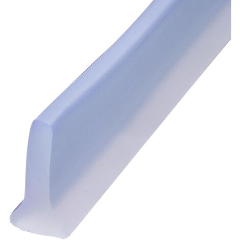 Barre de seuil de douche autocollante-3 cm de haut - Protection d'eau de douche à l'italienne - Pour séparation humide et sèche - Transparent-2 m