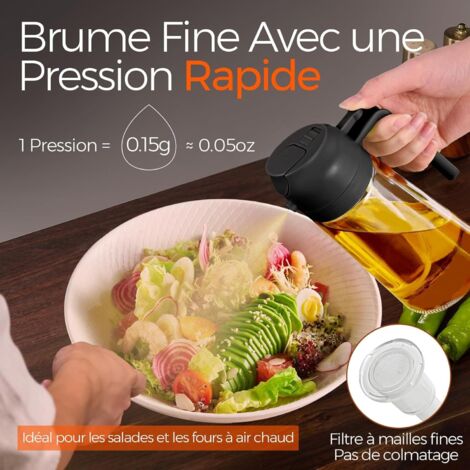 Distributeur Vaporisateur D'huile D'olive 2 En 1 - Pour Dosage Précis En Cuisine, Neuf Générique