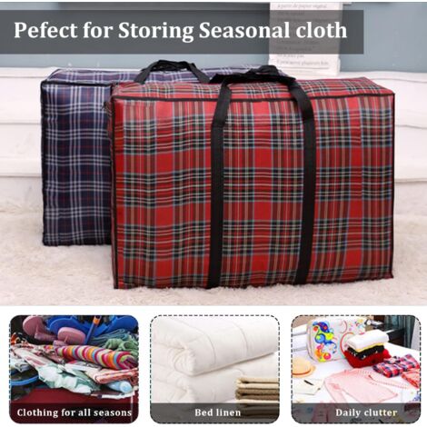 VENO 50 L Sac de Rangement Pliable, Sac Demenagement avec Étiquette Transparente, Rangement pour Vetements, Couette, Literie, Rangement Sous Lit et Voyages (S Bleu Clair, Lot de 4 VENO 50 L Sac de Rangement Pliable, Sac Demenagement avec Étiquette Transparente, Rangement pour Vetements, Couette, Literie, Rangement Sous Lit et Voyages (S Bleu Clair, Lot de 4