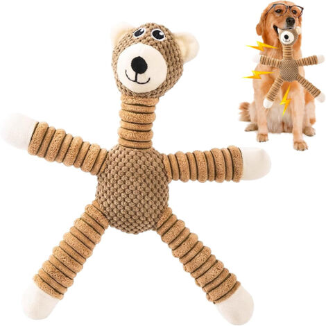 Jouet en peluche pour chien en forme d'ours (1/5)