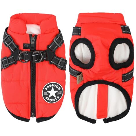 Manteau d'hiver 2 en 1 pour petit chien - 2XL (1/5)