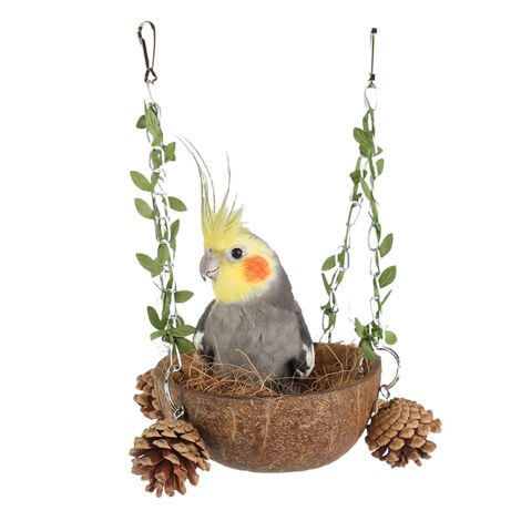 Nid d'oiseau en noix de coco (1/5)