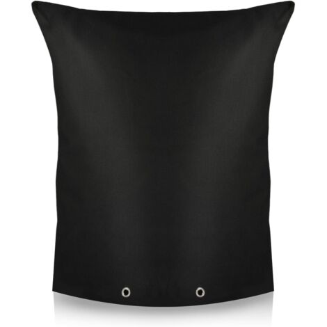 Housse de robinet d'extérieur, 43 x 53 cm, isolation pour tuyau d'hiver, housse de protection contre le gel pour robinet d'extérieur (noir) (1/5)