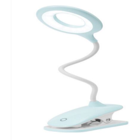 Lampe de Lecture LED Lampes Clips Lampe de Bureau pour enfant avec Cou Flexible USB rechargeable eReaders étudier le travail (1/5)