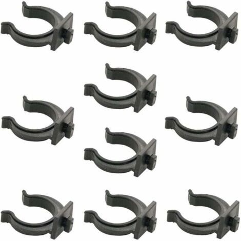 10x clip à baïonnette pour plinthe meuble tube pied cuisine salle bain piétement