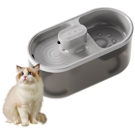 Distributeur d'eau et de nourriture pour chat (1/5)