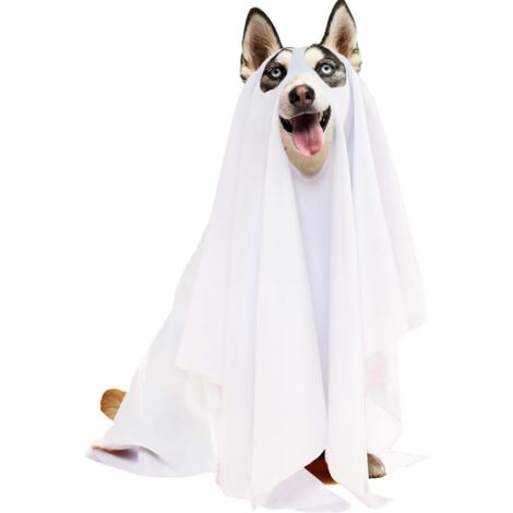 Déguisement de chien fantôme d'Halloween (blanc) (1/5)