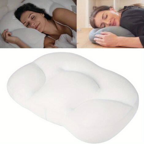 Oreiller orthopédique 3D en mousse à mémoire de forme douce, coussin anti-douleur au cou, Micro boule 3D pour un sommeil profond, livraison directe (1/5)