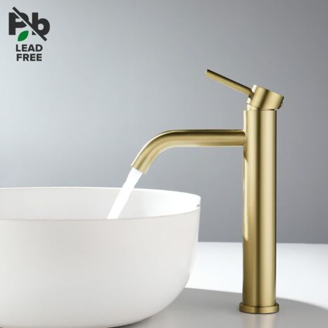 Robinet mitigeur lavabo doré ELLA – Le Mitigeur : Boutique en ligne de robinetterie