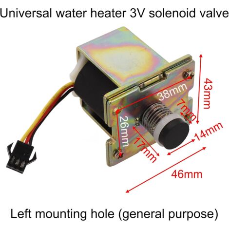 Valve Auto-Amorçante ZD131-B Pour Chauffe-Eau à Gaz DC 3V - Pièce Durable Et Fiable