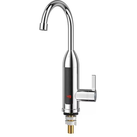 Robinet chauffe-eau électrique automatique Robinet chauffe-eau efficace domestique À double fonction chaud/froid (argent) (1/5)