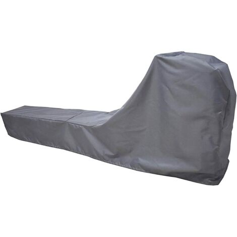 Housse de rameur grise, 241 x 61 x 100 cm, tissu Oxford 210D, housse d'extérieur pour rameur Concept 2, housse imperméable pour rameur (1/5)