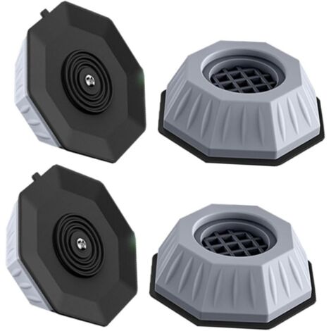 Coussin Anti-Vibrations pour Machine à Laver Et Réfrigérateur 4pcs Antidérapant Résistant à L'humidité Tapis De Levage Compatible (1/5)